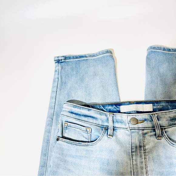 Athleta jeans Sculptek High Rise jeggings light wash stretchy women size 4 - Picture 8 of 13